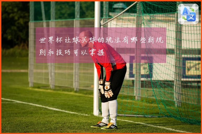 世界杯让球买球的玩法有哪些新规则和技巧可以掌握
